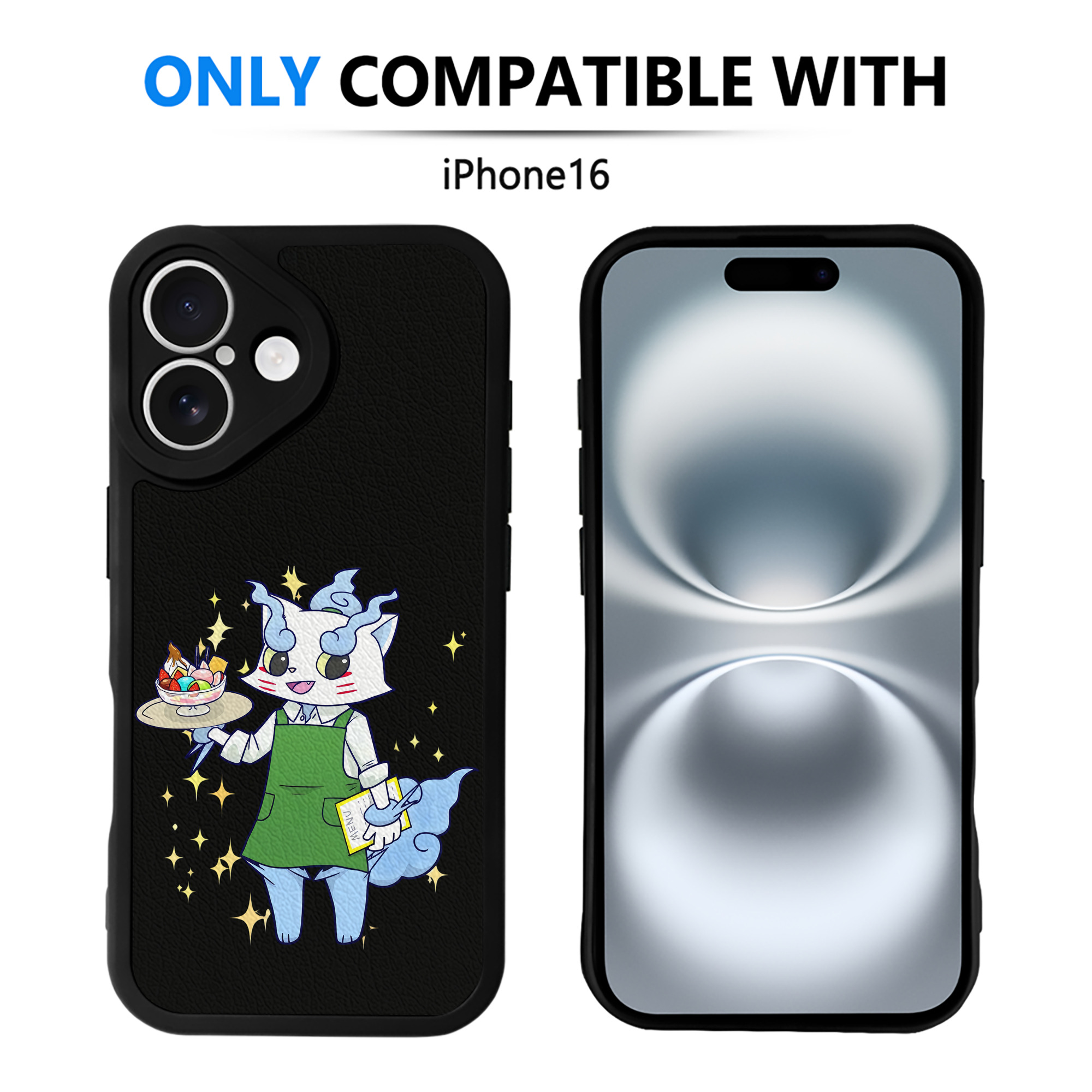 （画像用） 妖怪ウォッチ Yo-kai Watch 【iPhone 16シリーズ対応】シリコンスマホケース（レザー調） 材質：シリコン